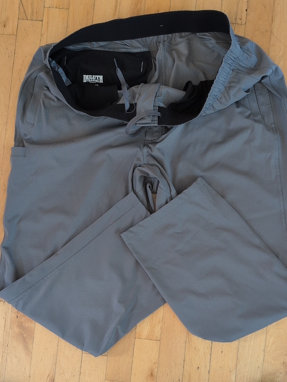 Duluth Trading Co Men's Slate Gray Stretch Joggers 2xl/30